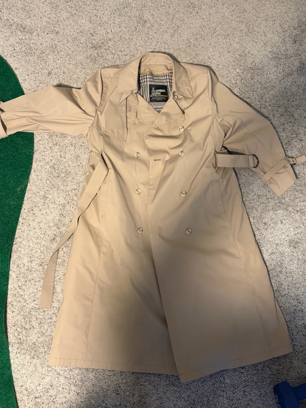 Beige Trench Coat - London Fog